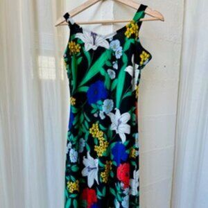 Roz & Ali Black Floral Dress